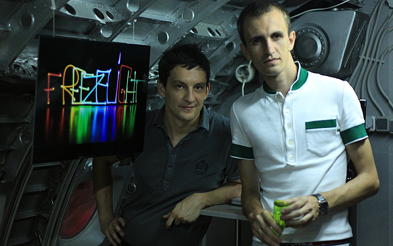 Freezelight Exhibition Opening At Samolet Gallery Moscow